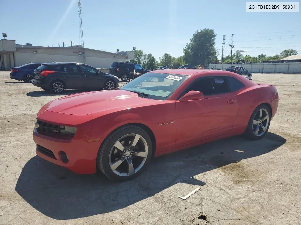 2011 Chevrolet Camaro Lt VIN: 2G1FB1ED2B9158931 Lot: 53324534