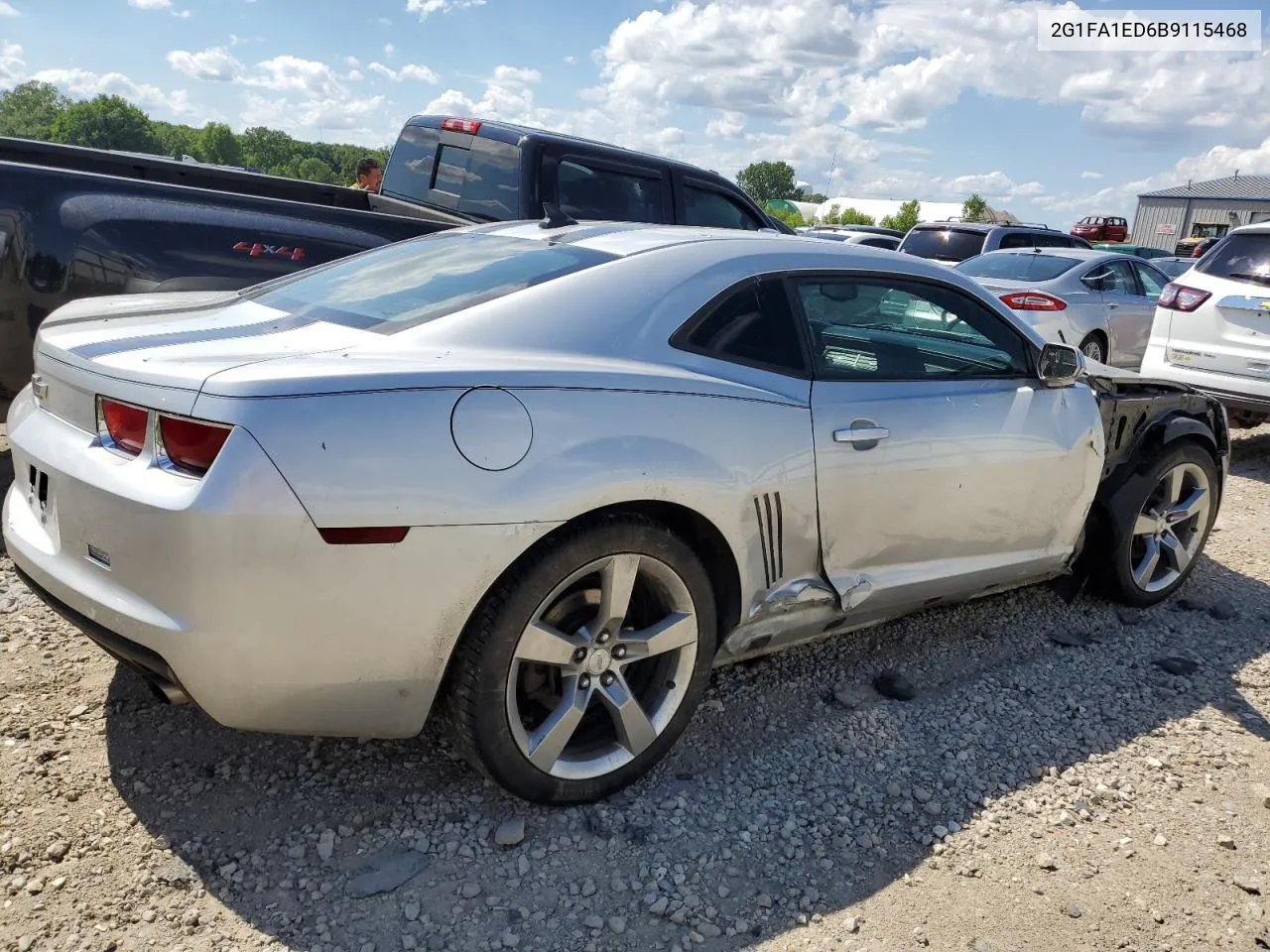 2011 Chevrolet Camaro Ls VIN: 2G1FA1ED6B9115468 Lot: 54725804