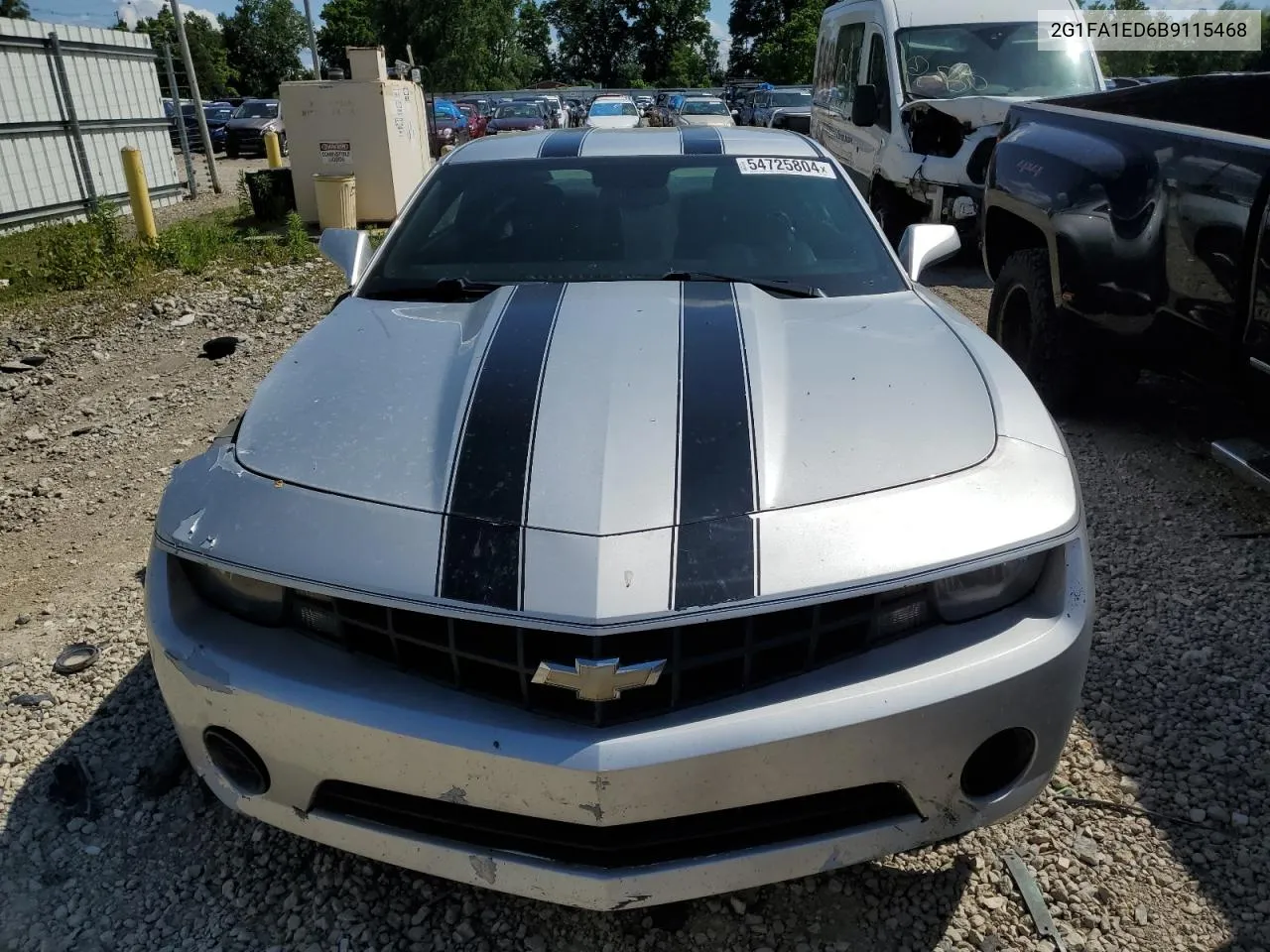 2011 Chevrolet Camaro Ls VIN: 2G1FA1ED6B9115468 Lot: 54725804