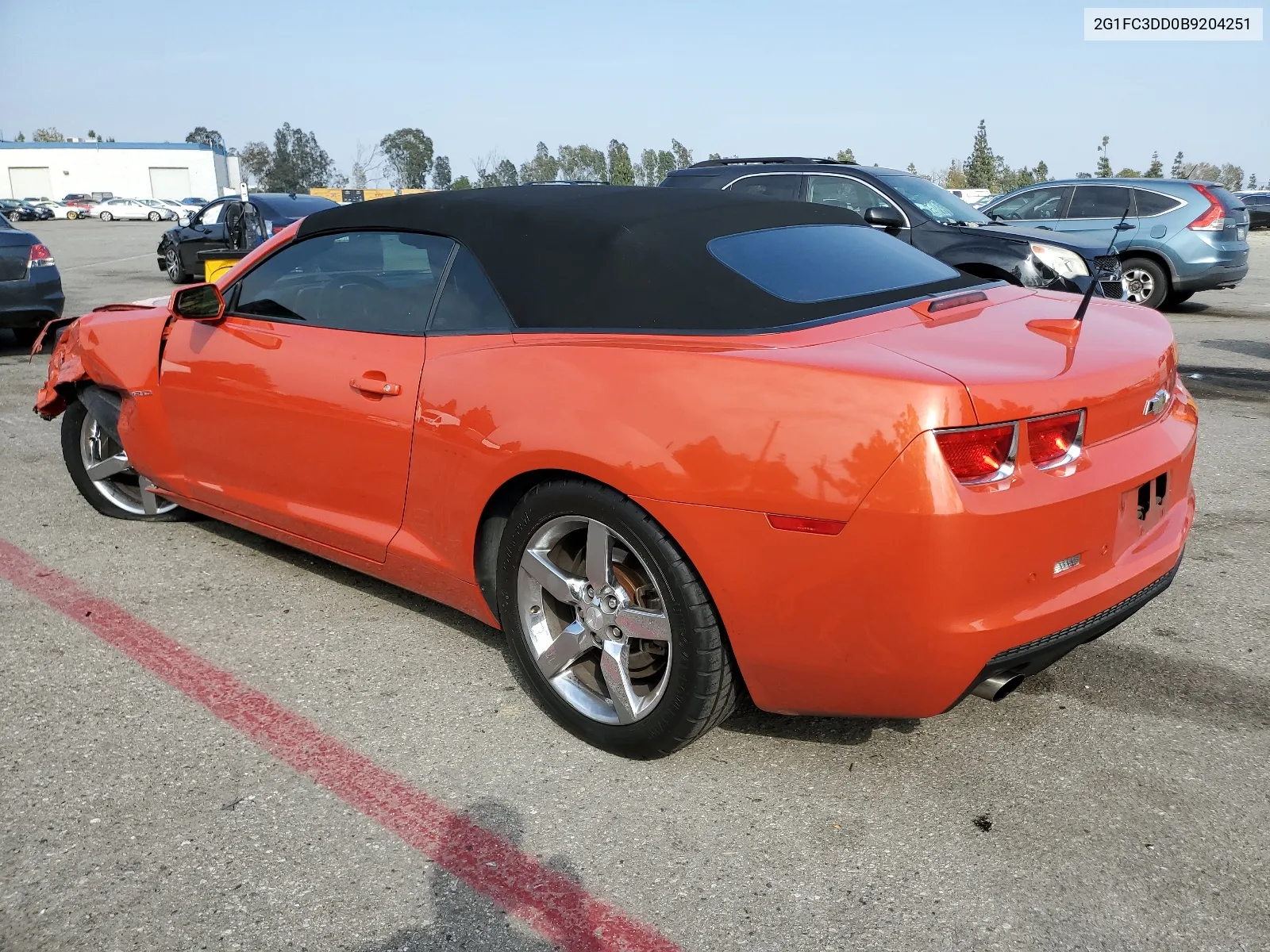 2011 Chevrolet Camaro Lt VIN: 2G1FC3DD0B9204251 Lot: 55409174