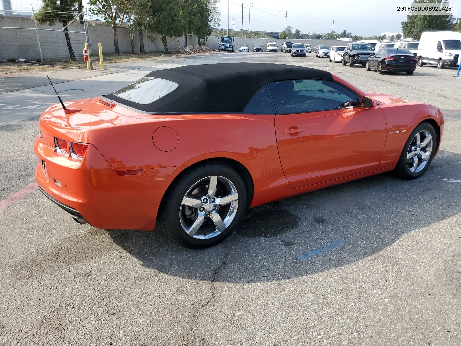 2011 Chevrolet Camaro Lt VIN: 2G1FC3DD0B9204251 Lot: 55409174