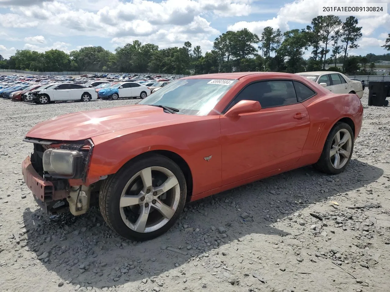 2011 Chevrolet Camaro Ls VIN: 2G1FA1ED0B9130824 Lot: 55992584