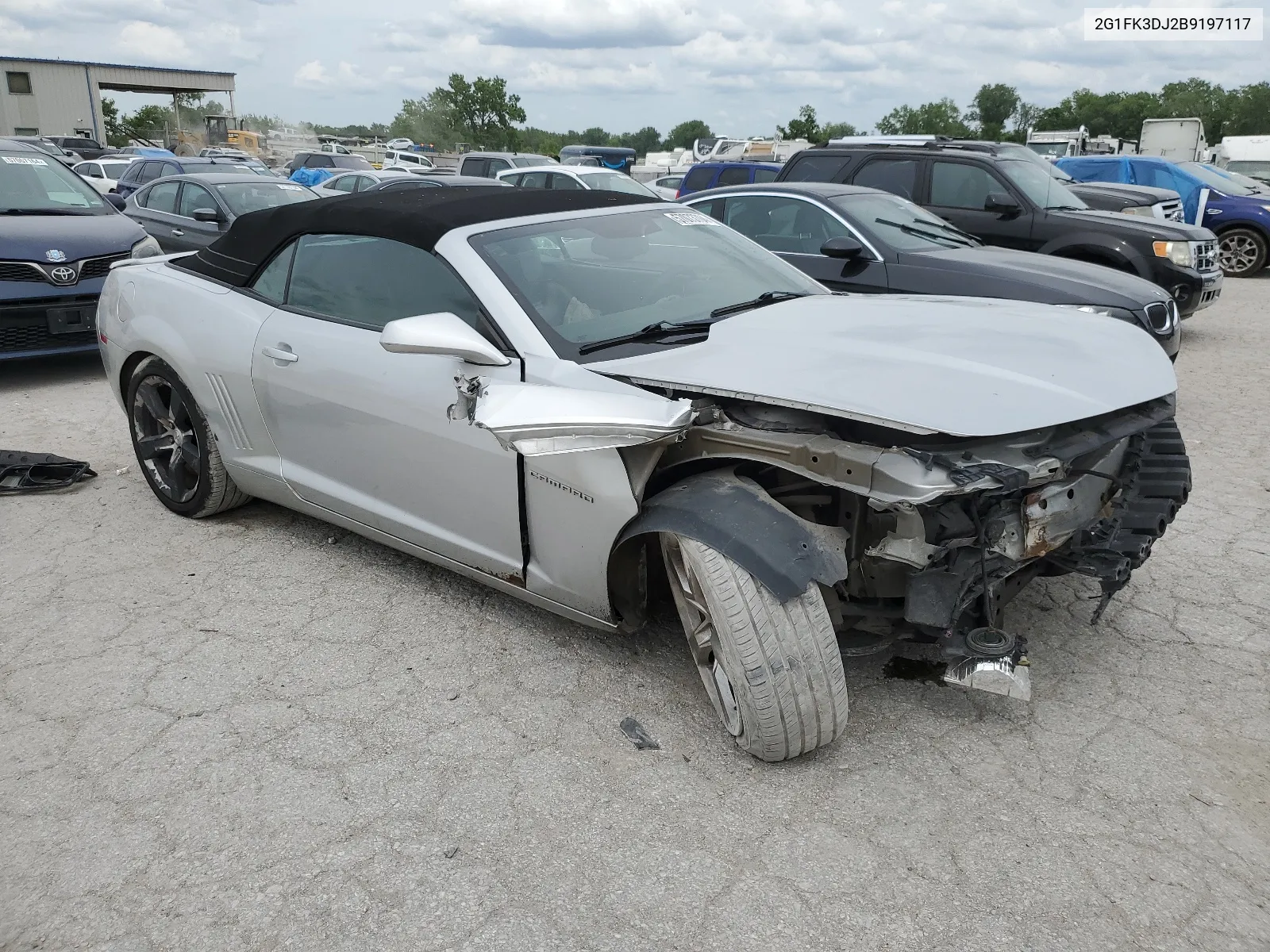 2011 Chevrolet Camaro 2Ss VIN: 2G1FK3DJ2B9197117 Lot: 57073704