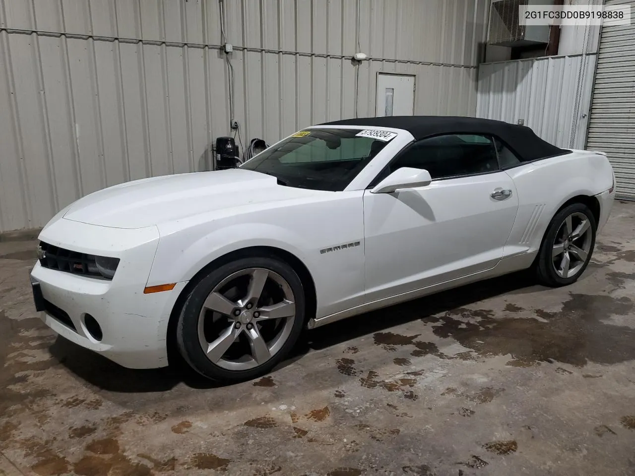 2011 Chevrolet Camaro Lt VIN: 2G1FC3DD0B9198838 Lot: 57939304