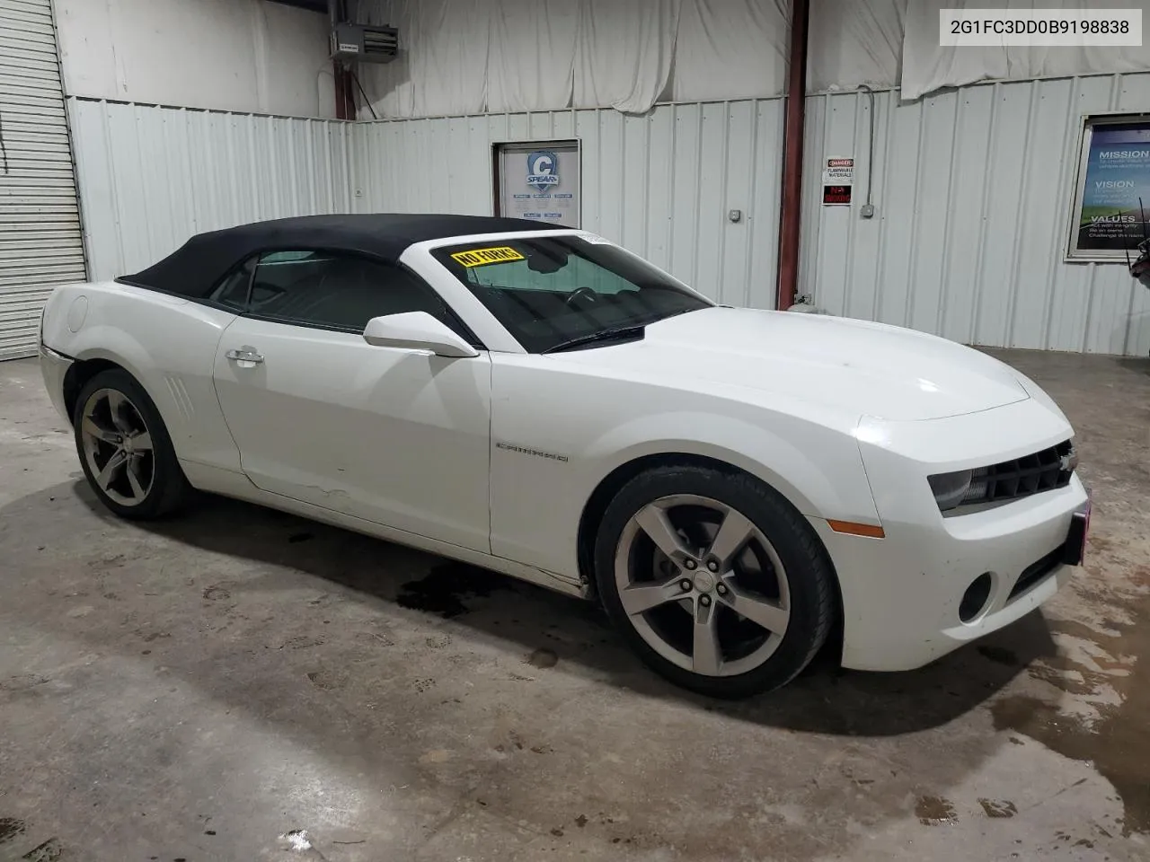 2011 Chevrolet Camaro Lt VIN: 2G1FC3DD0B9198838 Lot: 57939304