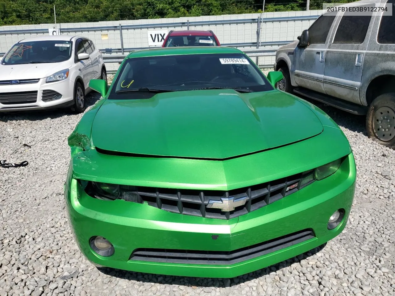 2011 Chevrolet Camaro Lt VIN: 2G1FB1ED3B9122794 Lot: 59789414