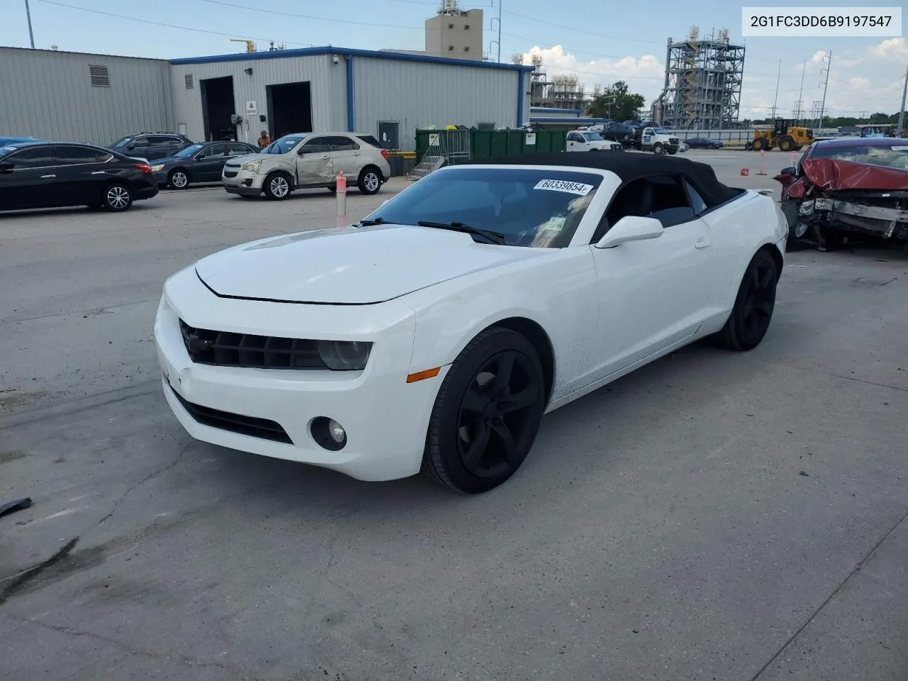 2011 Chevrolet Camaro Lt VIN: 2G1FC3DD6B9197547 Lot: 60339854