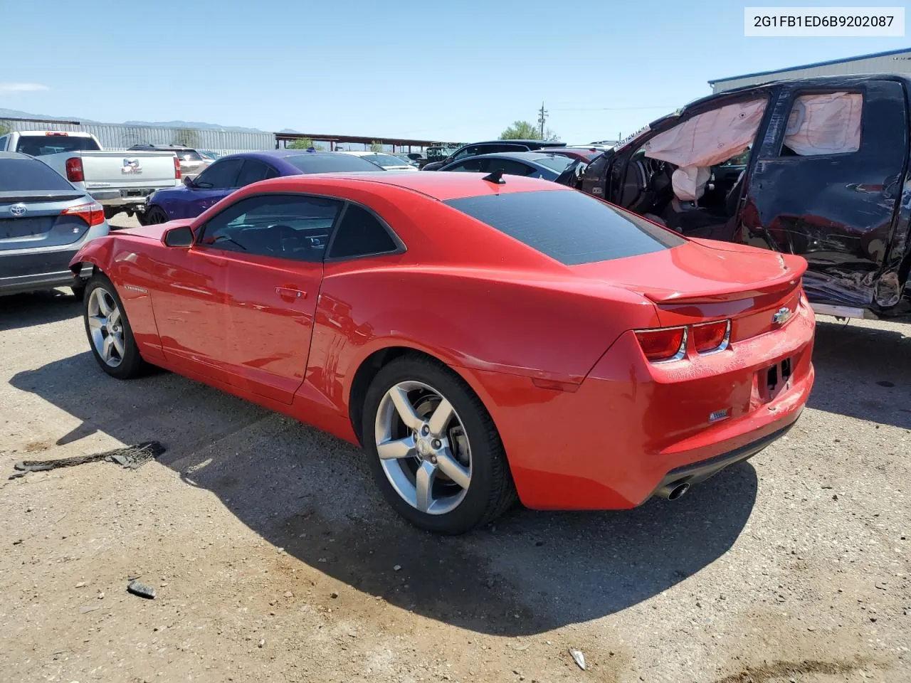 2011 Chevrolet Camaro Lt VIN: 2G1FB1ED6B9202087 Lot: 62888964