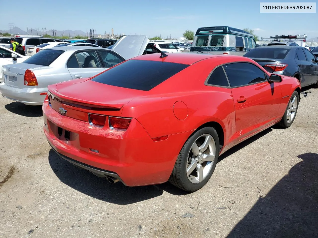 2011 Chevrolet Camaro Lt VIN: 2G1FB1ED6B9202087 Lot: 62888964