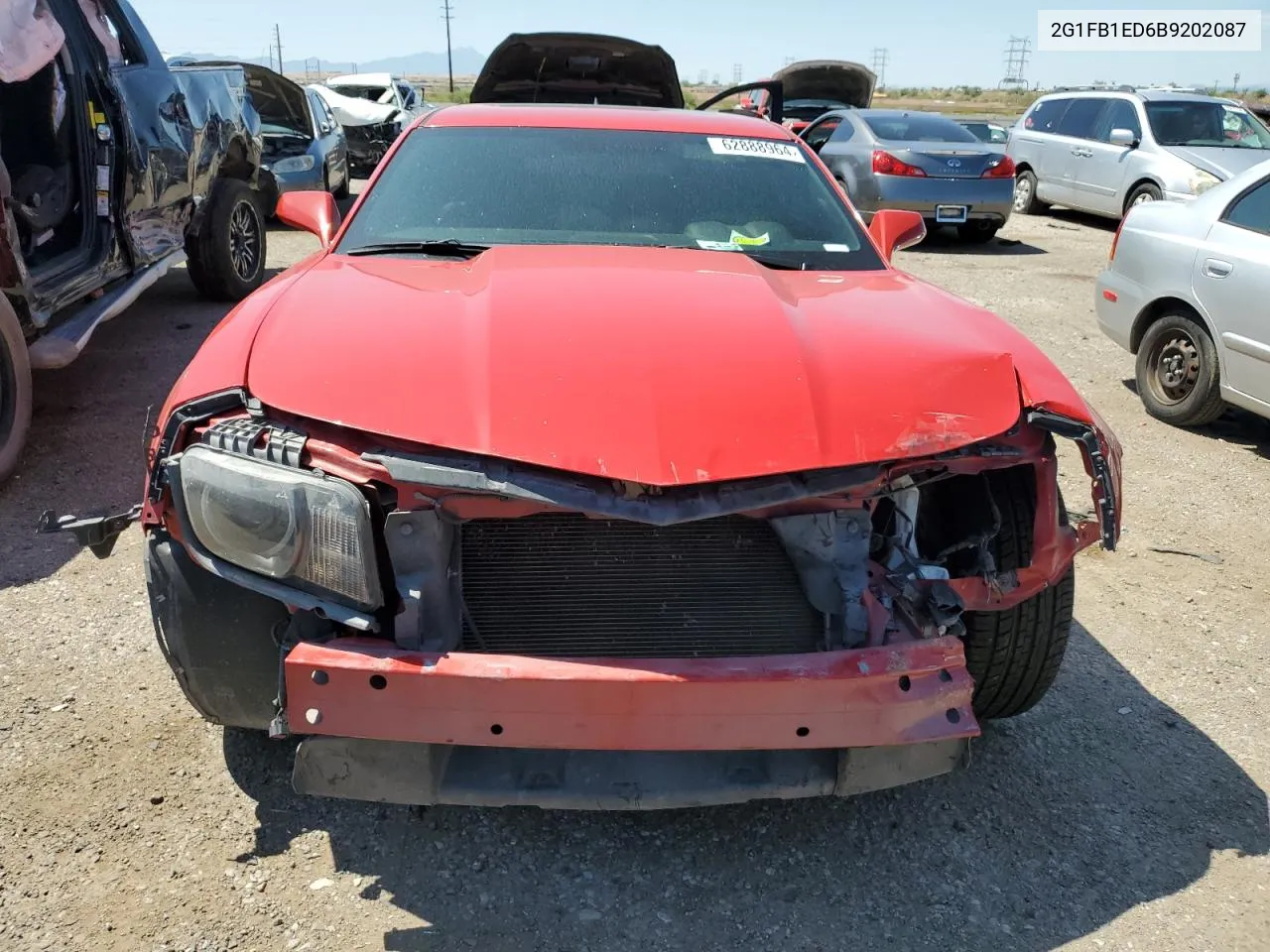 2G1FB1ED6B9202087 2011 Chevrolet Camaro Lt