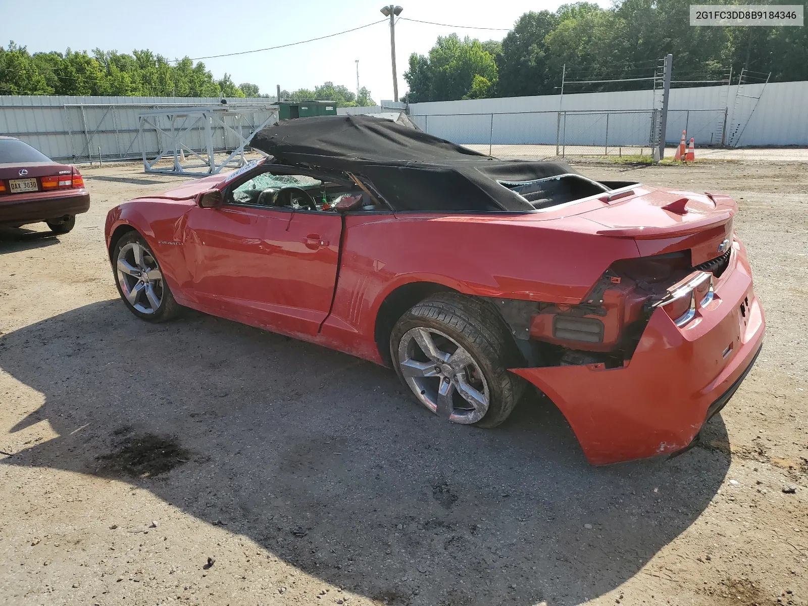 2011 Chevrolet Camaro Lt VIN: 2G1FC3DD8B9184346 Lot: 63017624