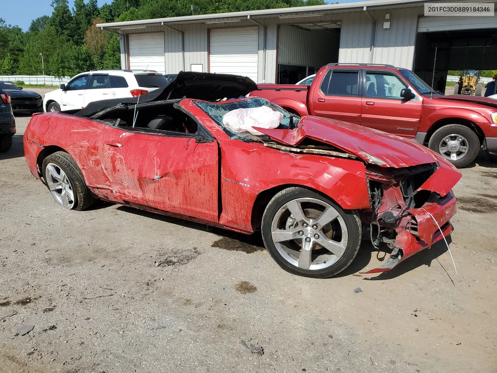 2G1FC3DD8B9184346 2011 Chevrolet Camaro Lt