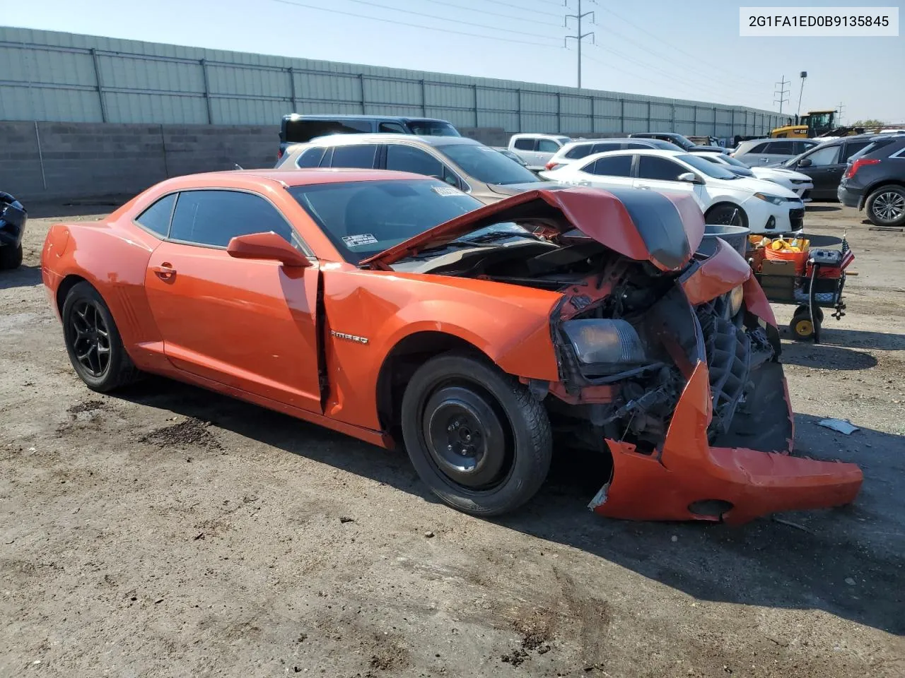 2011 Chevrolet Camaro Ls VIN: 2G1FA1ED0B9135845 Lot: 63027114