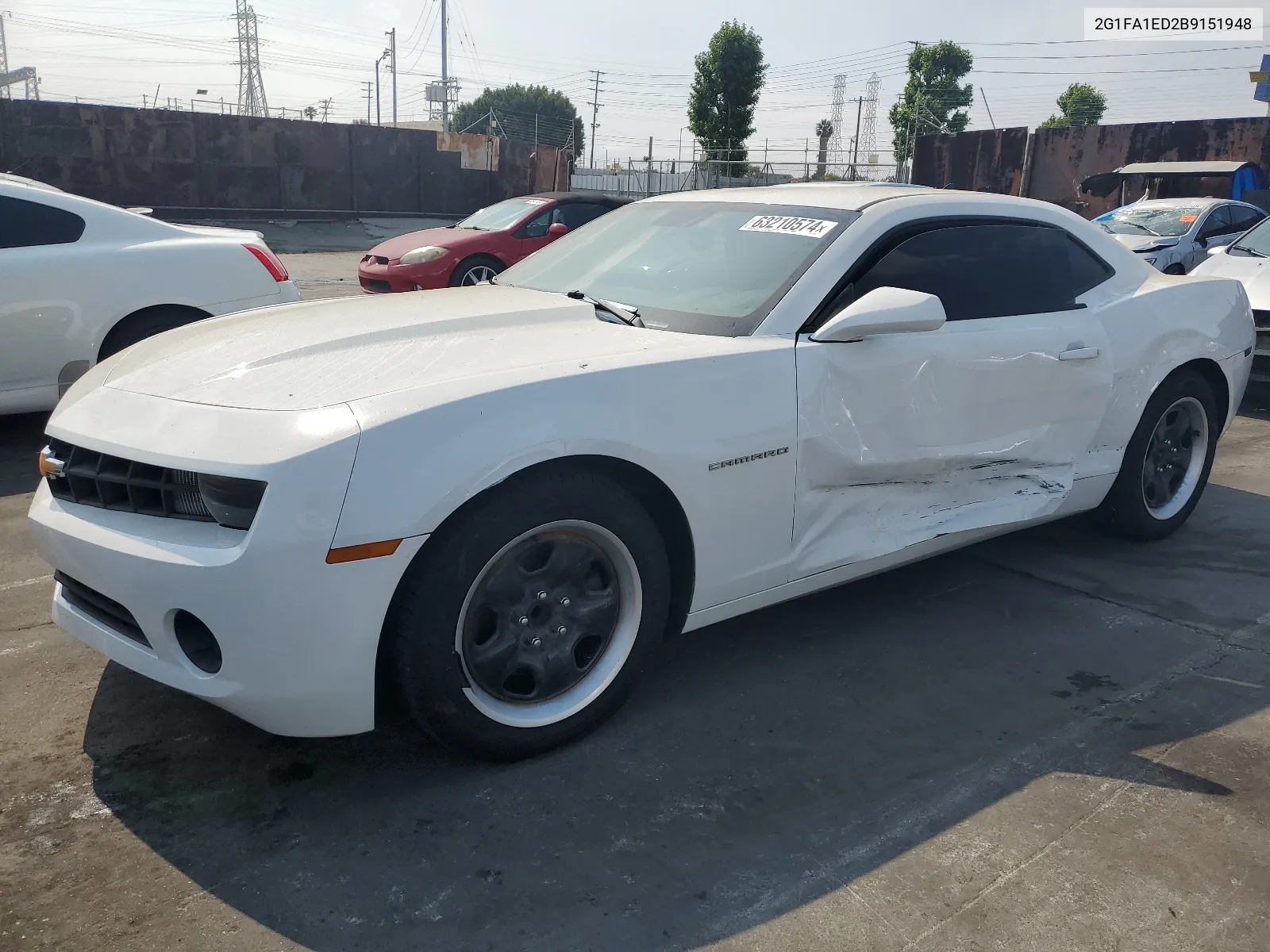 2011 Chevrolet Camaro Ls VIN: 2G1FA1ED2B9151948 Lot: 63210574