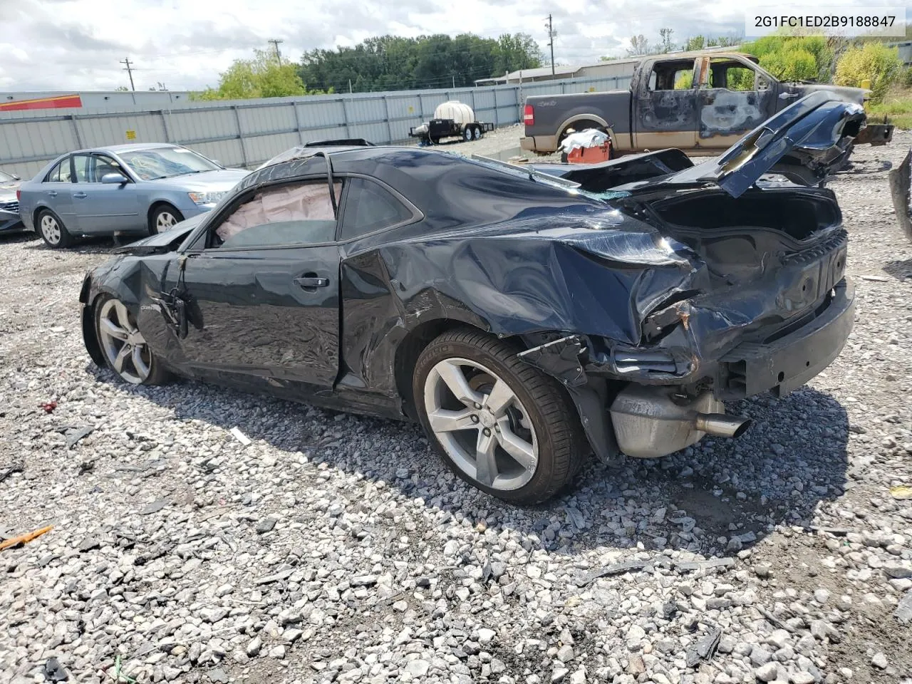 2G1FC1ED2B9188847 2011 Chevrolet Camaro Lt