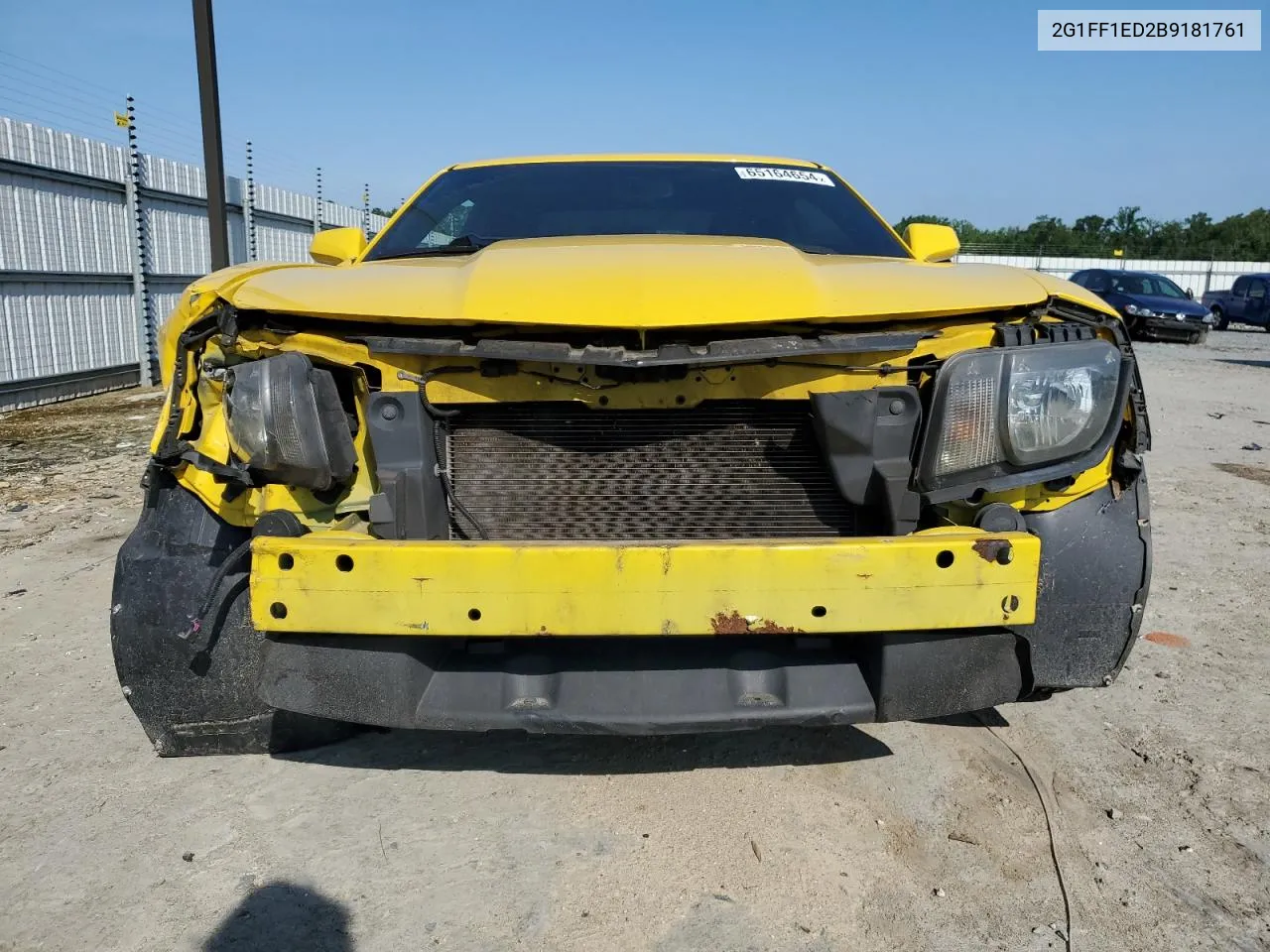 2G1FF1ED2B9181761 2011 Chevrolet Camaro Lt