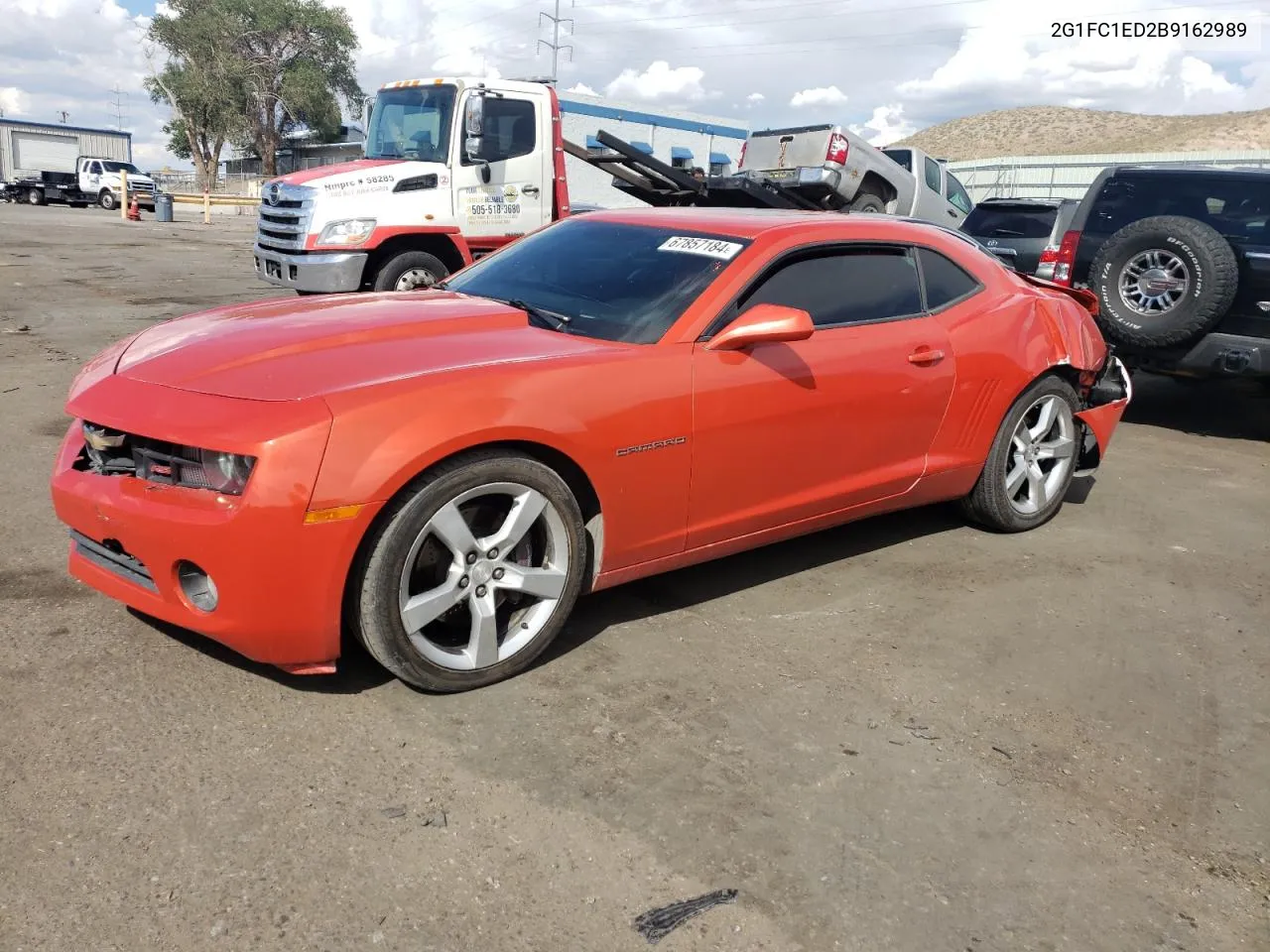 2011 Chevrolet Camaro Lt VIN: 2G1FC1ED2B9162989 Lot: 67857184