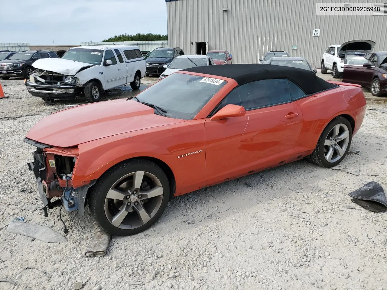 2G1FC3DD0B9205948 2011 Chevrolet Camaro Lt