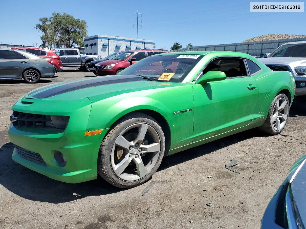 2011 Chevrolet Camaro Lt VIN: 2G1FB1ED4B9186018 Lot: 68181284