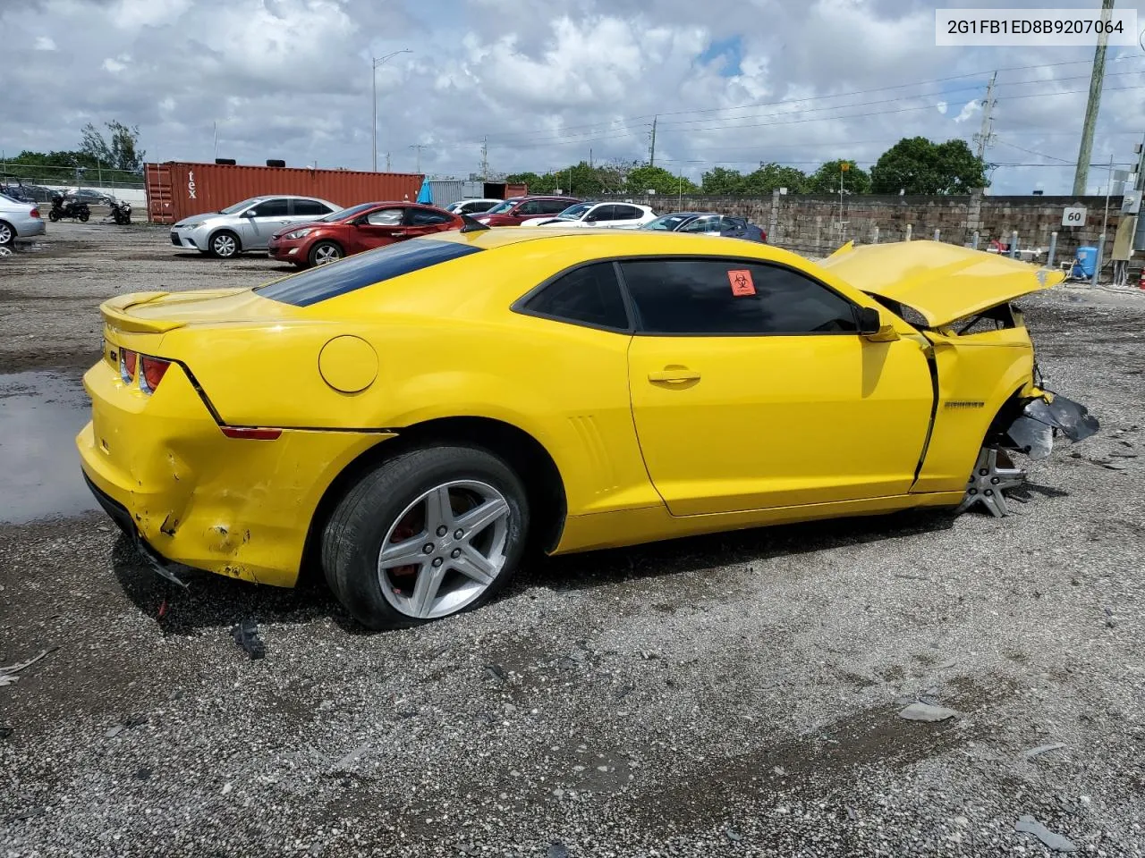 2011 Chevrolet Camaro Lt VIN: 2G1FB1ED8B9207064 Lot: 69205704