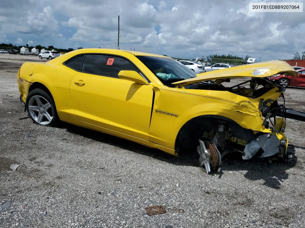 2011 Chevrolet Camaro Lt VIN: 2G1FB1ED8B9207064 Lot: 69205704