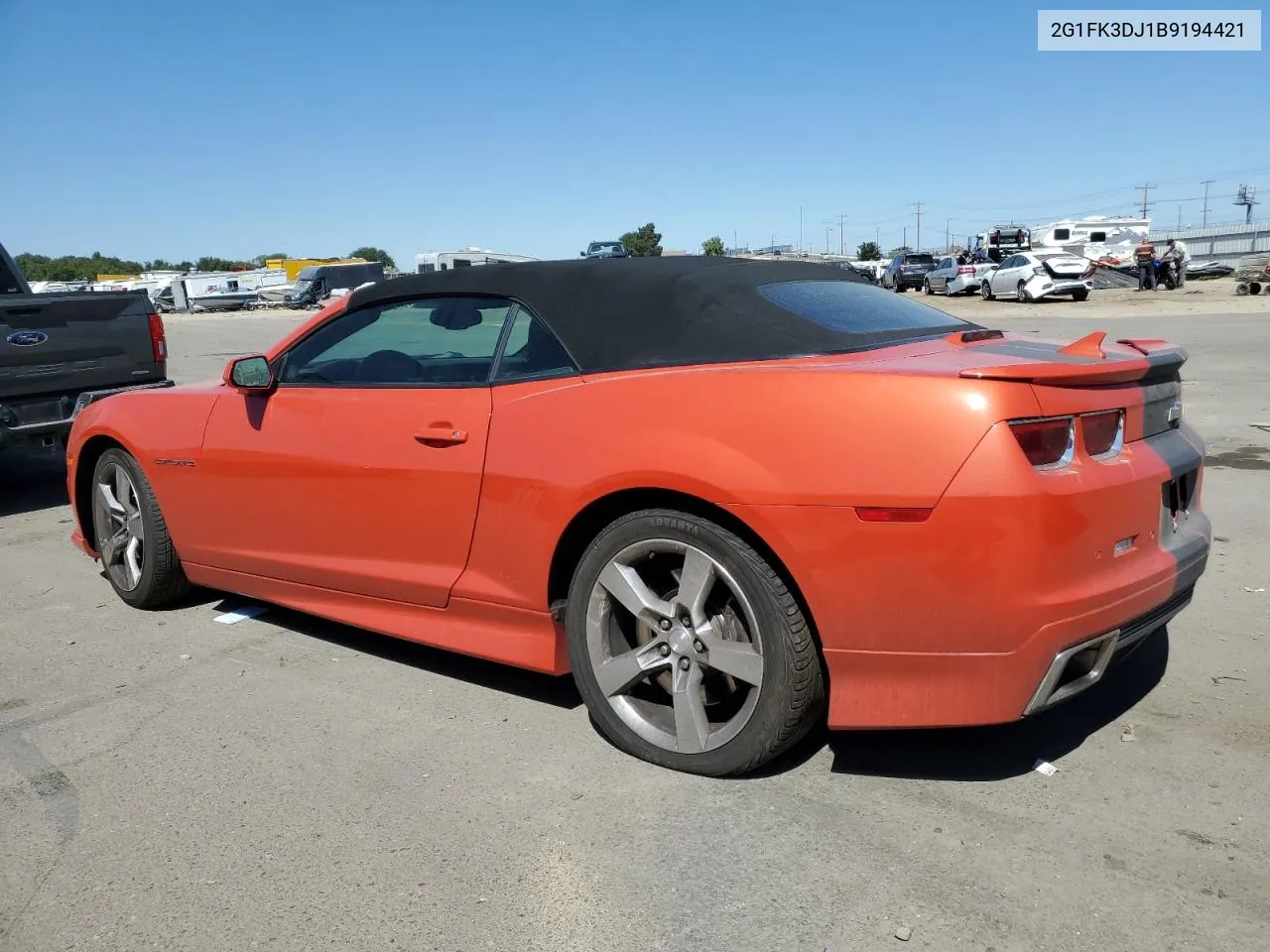 2G1FK3DJ1B9194421 2011 Chevrolet Camaro 2Ss