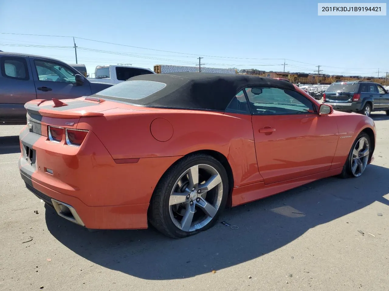 2011 Chevrolet Camaro 2Ss VIN: 2G1FK3DJ1B9194421 Lot: 69410584