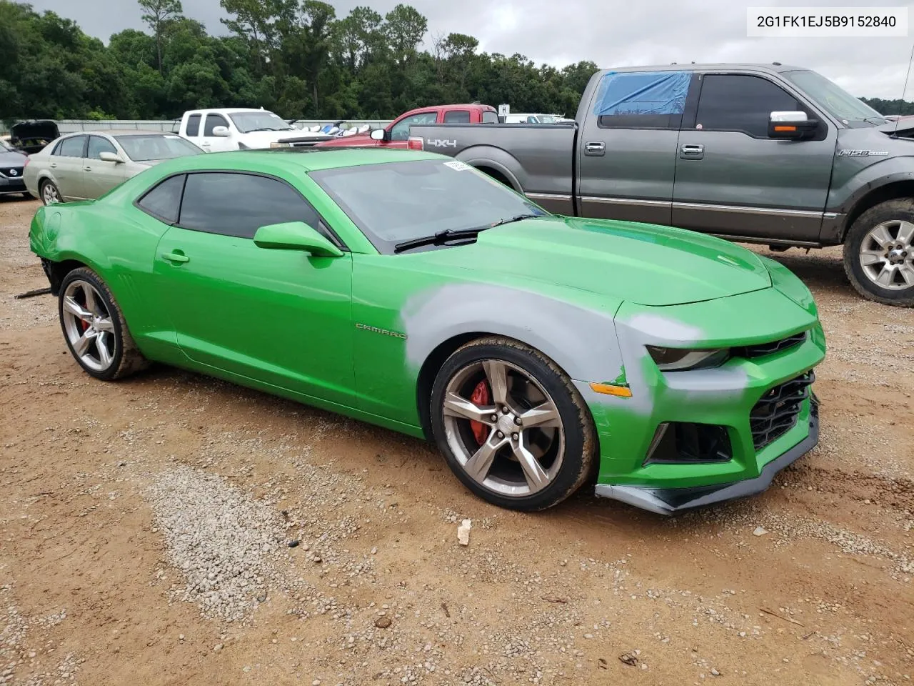 2G1FK1EJ5B9152840 2011 Chevrolet Camaro 2Ss