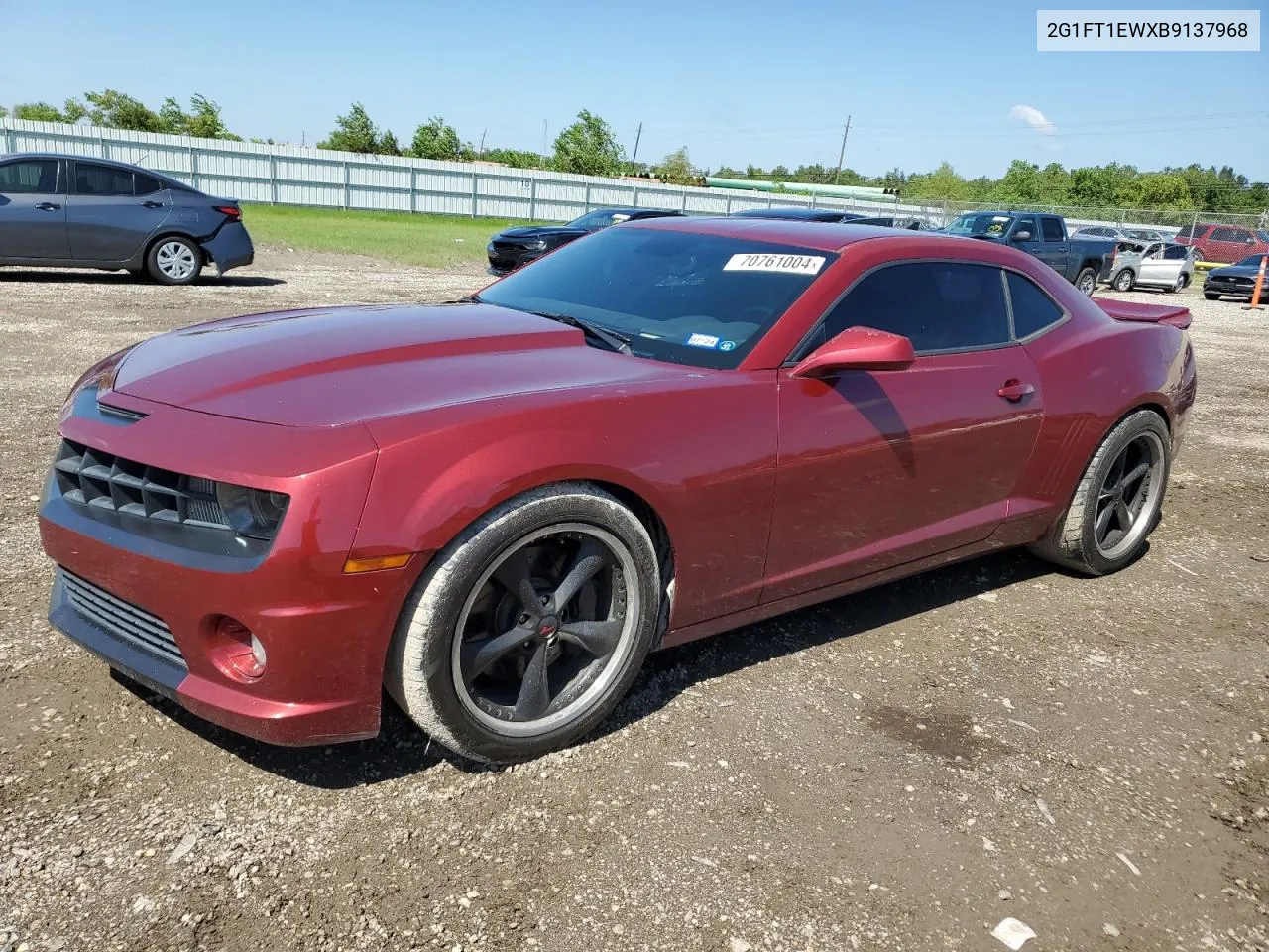 2011 Chevrolet Camaro 2Ss VIN: 2G1FT1EWXB9137968 Lot: 70761004