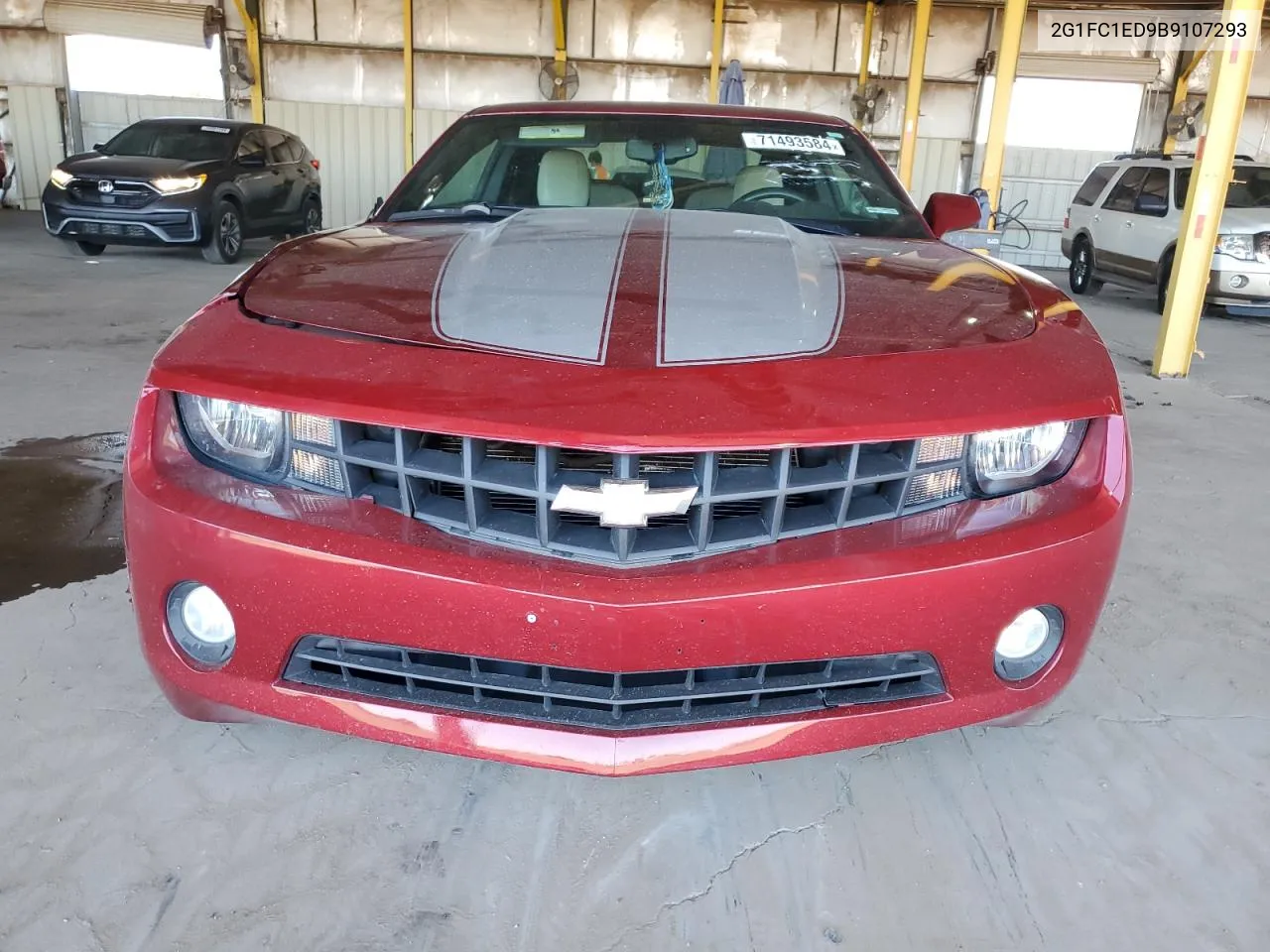 2011 Chevrolet Camaro Lt VIN: 2G1FC1ED9B9107293 Lot: 71493584