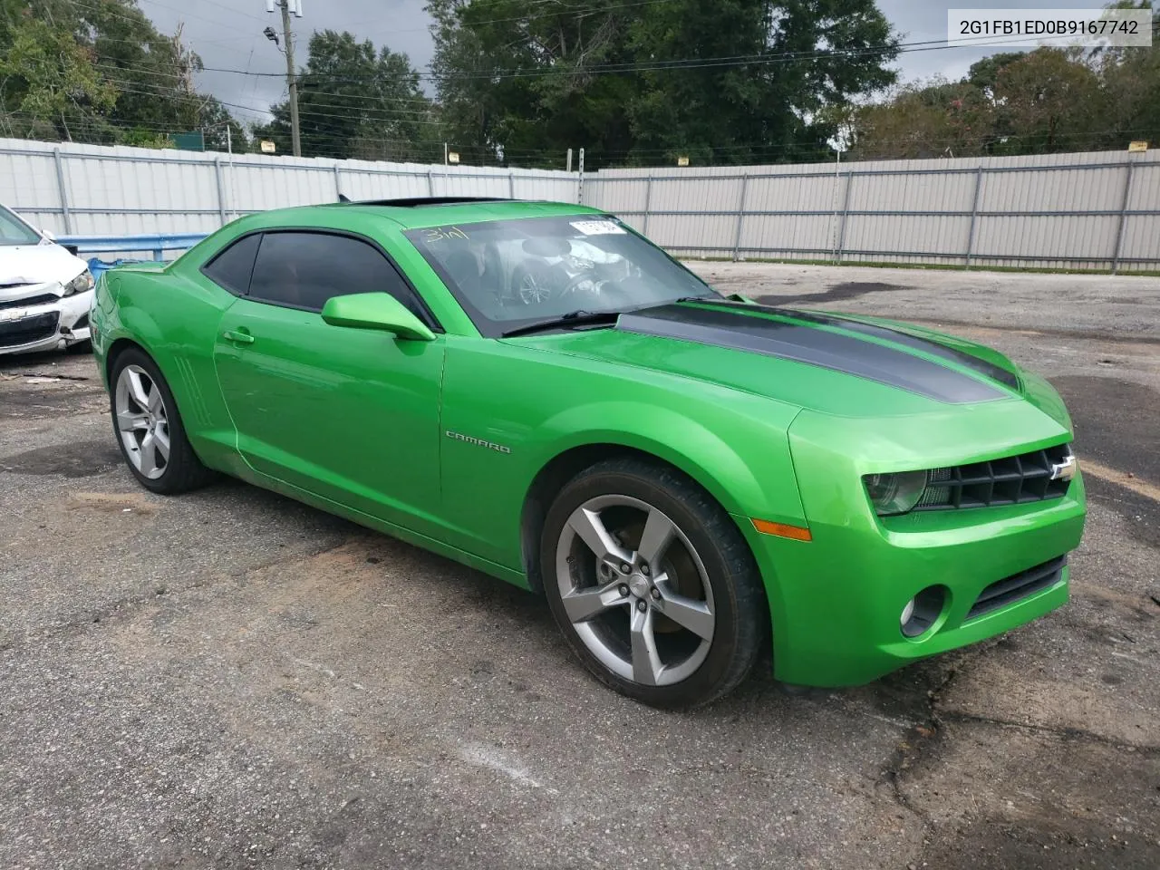 2011 Chevrolet Camaro Lt VIN: 2G1FB1ED0B9167742 Lot: 71577904