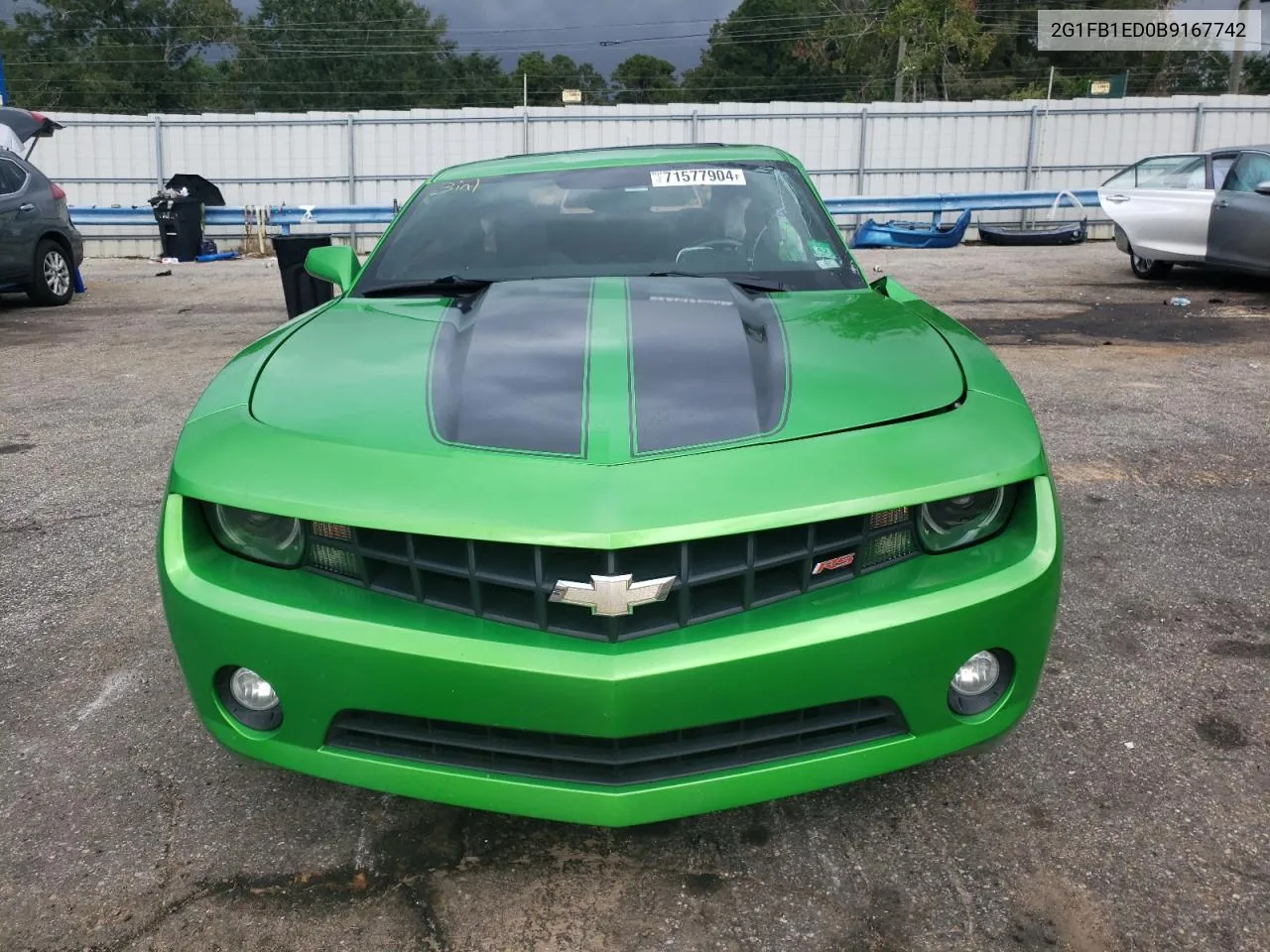 2011 Chevrolet Camaro Lt VIN: 2G1FB1ED0B9167742 Lot: 71577904