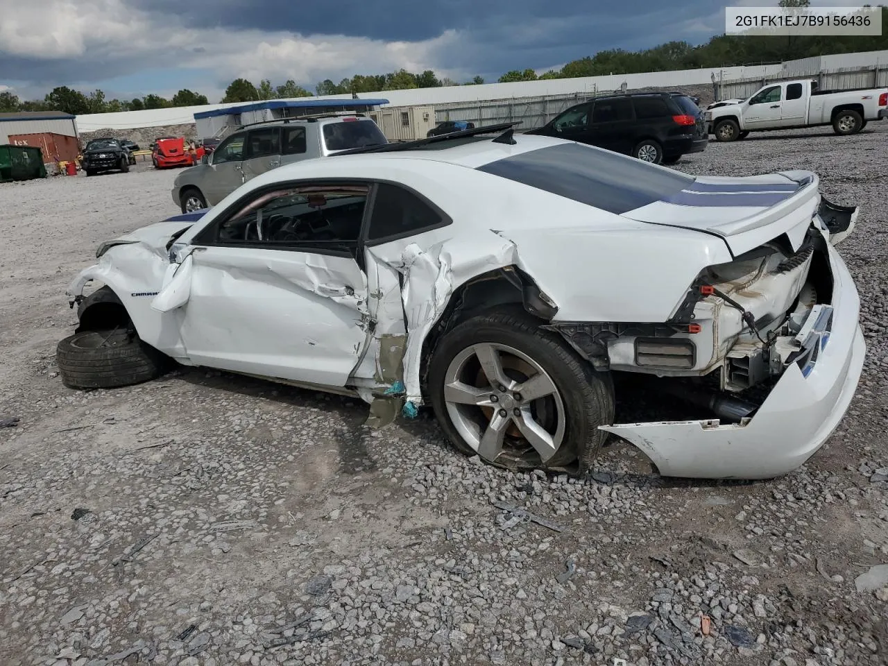 2011 Chevrolet Camaro 2Ss VIN: 2G1FK1EJ7B9156436 Lot: 71780514