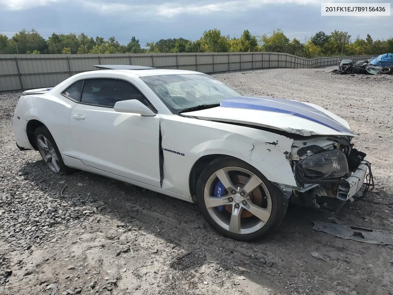 2G1FK1EJ7B9156436 2011 Chevrolet Camaro 2Ss