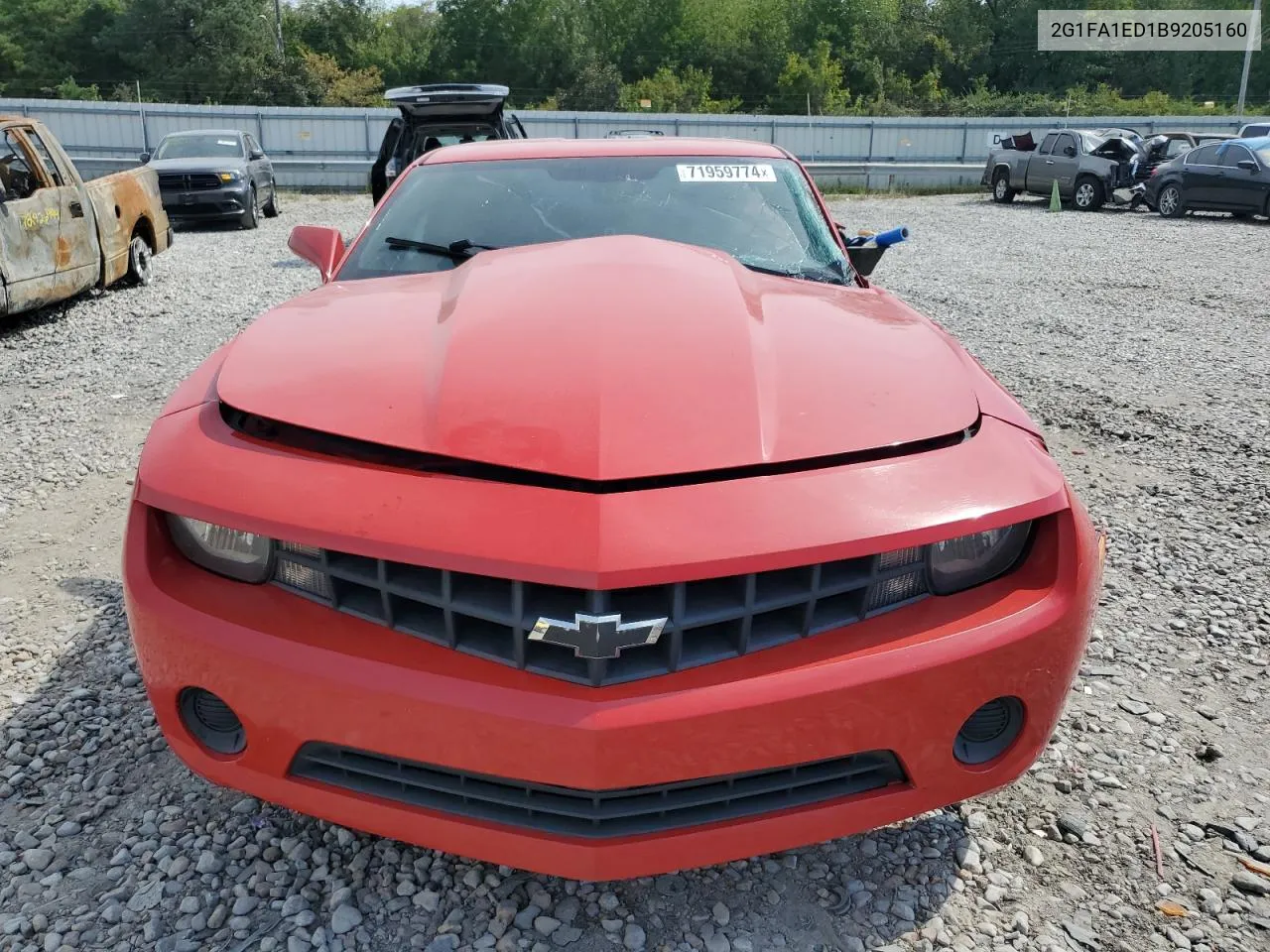 2G1FA1ED1B9205160 2011 Chevrolet Camaro Ls