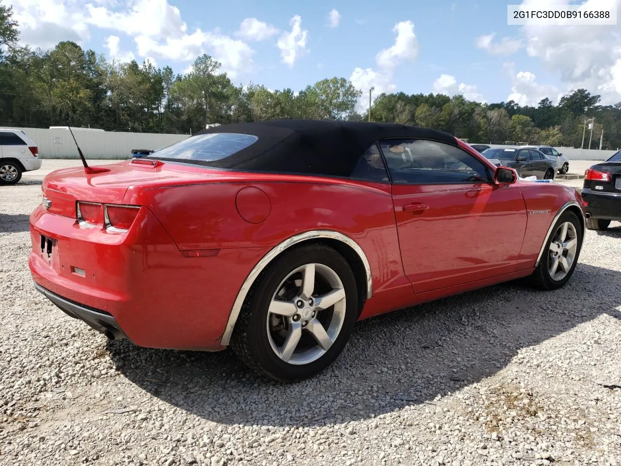 2011 Chevrolet Camaro Lt VIN: 2G1FC3DD0B9166388 Lot: 72069994