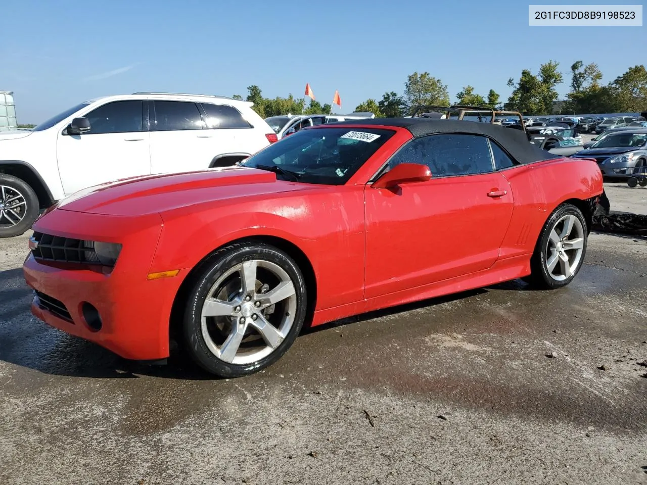 2011 Chevrolet Camaro Lt VIN: 2G1FC3DD8B9198523 Lot: 72073664