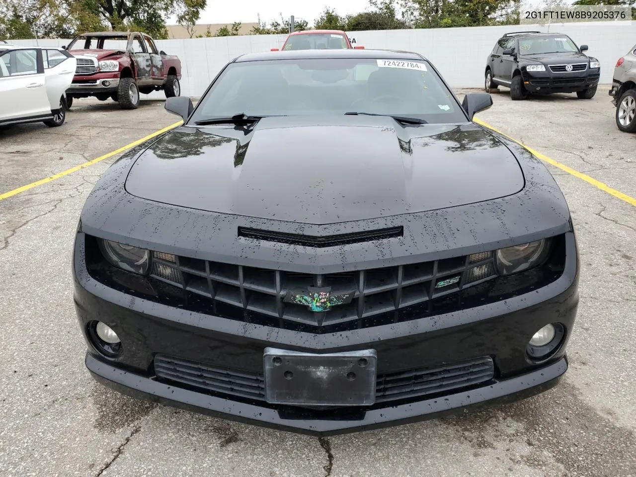 2011 Chevrolet Camaro 2Ss VIN: 2G1FT1EW8B9205376 Lot: 72422784