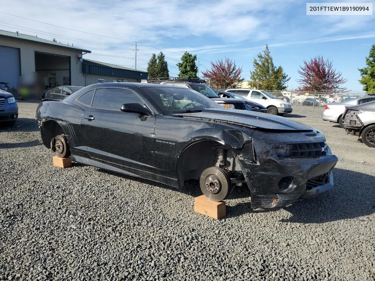 2011 Chevrolet Camaro 2Ss VIN: 2G1FT1EW1B9190994 Lot: 72449964