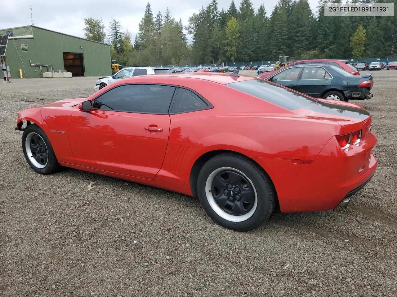 2011 Chevrolet Camaro Ls VIN: 2G1FE1ED1B9151931 Lot: 72763714