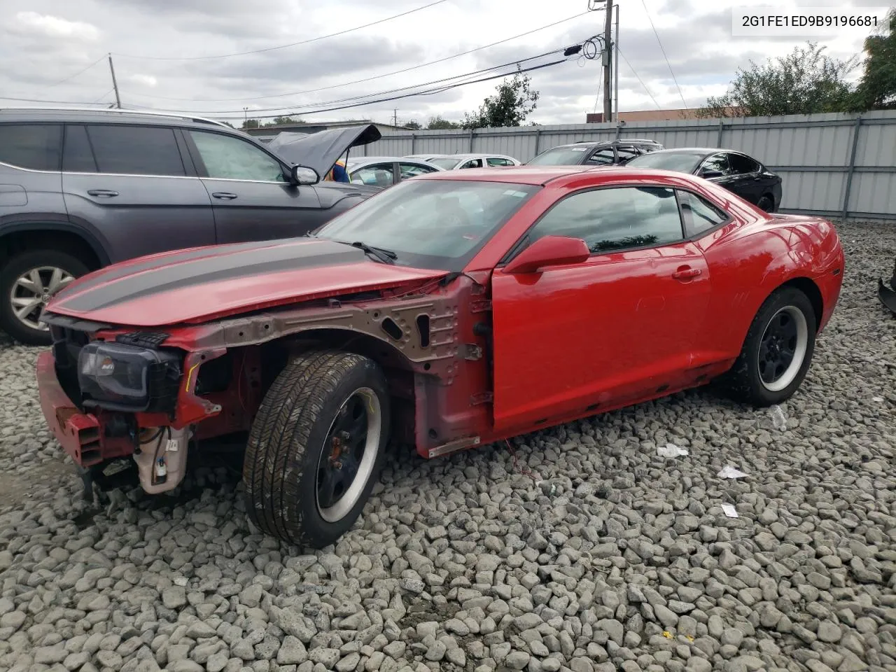 2011 Chevrolet Camaro Ls VIN: 2G1FE1ED9B9196681 Lot: 73581424