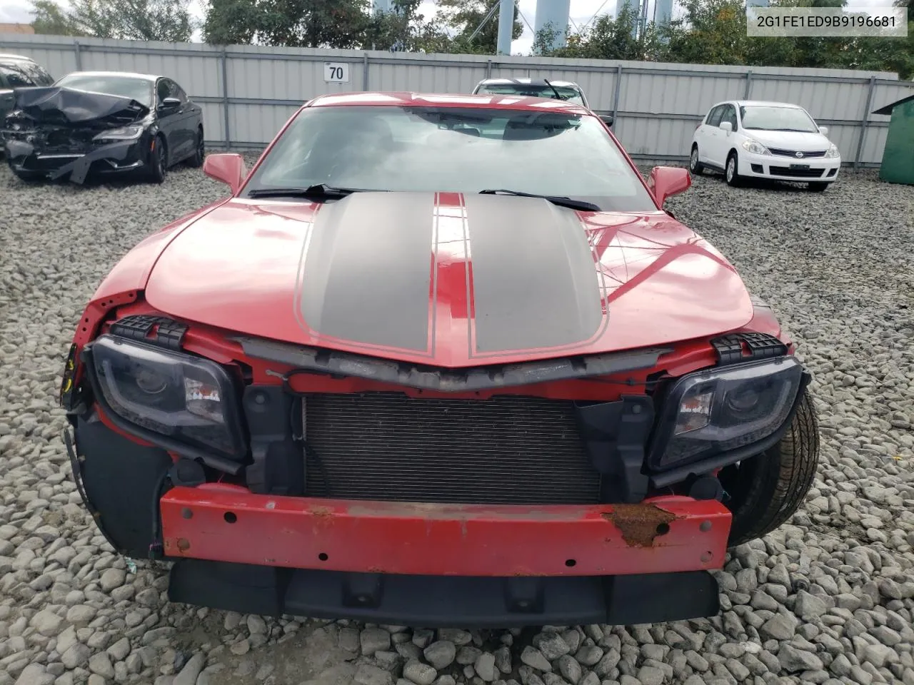 2011 Chevrolet Camaro Ls VIN: 2G1FE1ED9B9196681 Lot: 73581424