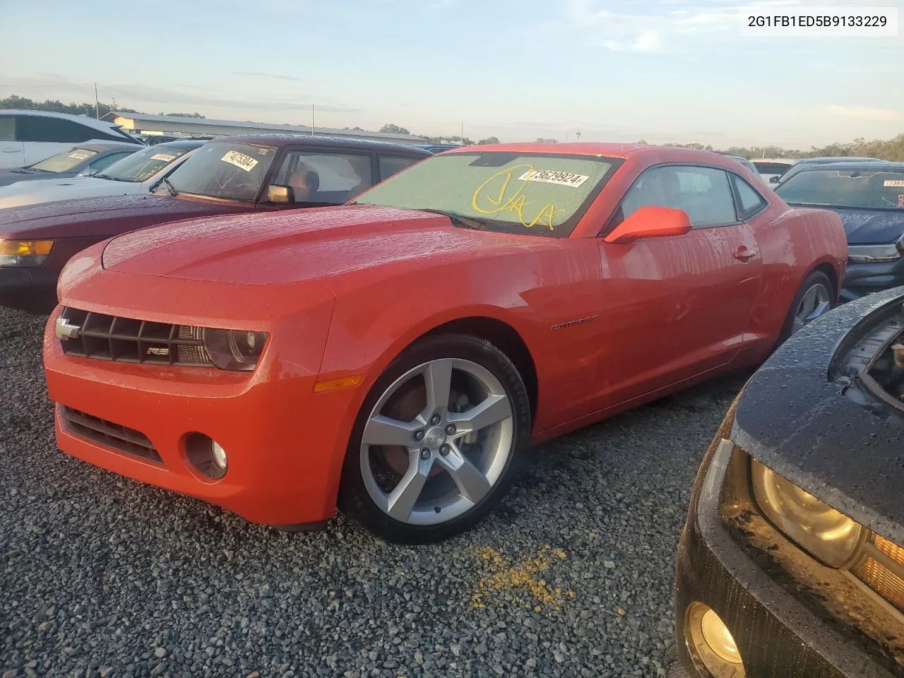 2011 Chevrolet Camaro Lt VIN: 2G1FB1ED5B9133229 Lot: 73629924