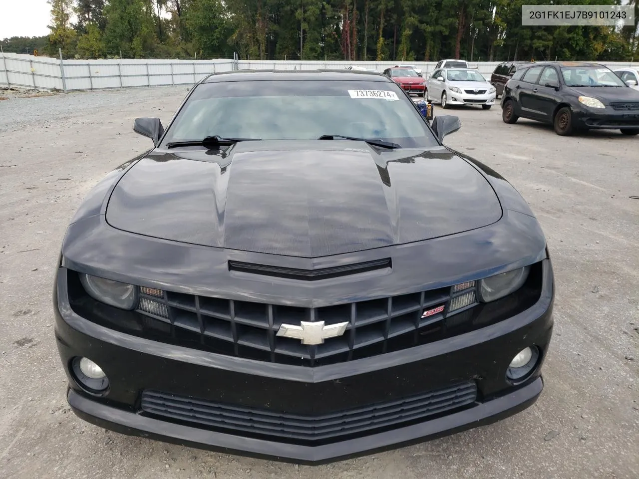 2G1FK1EJ7B9101243 2011 Chevrolet Camaro 2Ss