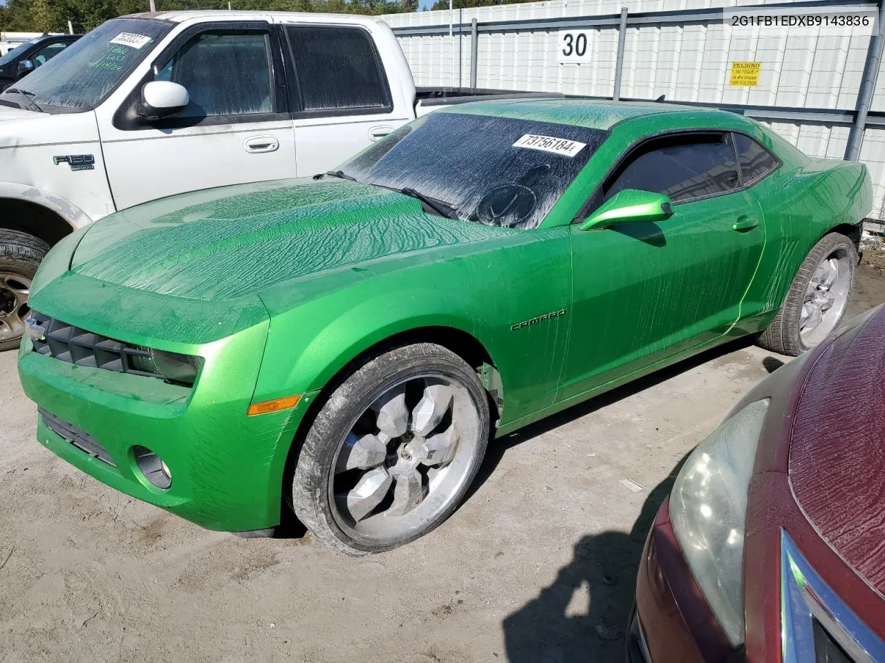 2011 Chevrolet Camaro Lt VIN: 2G1FB1EDXB9143836 Lot: 73756184