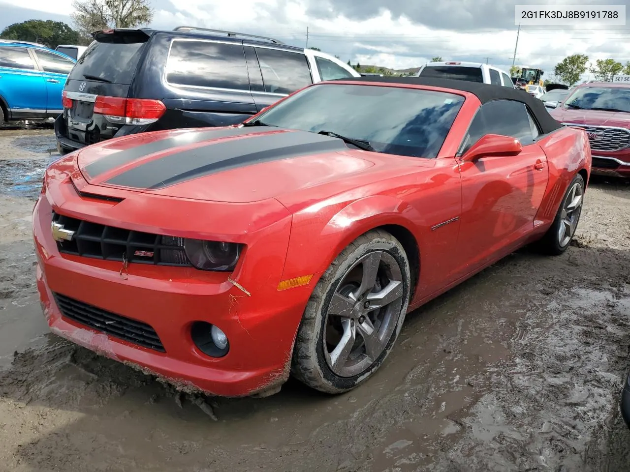 2G1FK3DJ8B9191788 2011 Chevrolet Camaro 2Ss