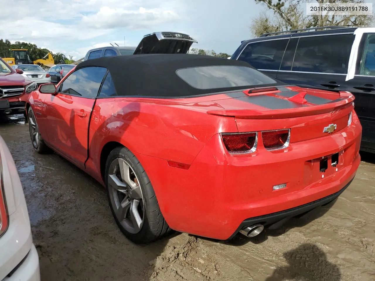 2011 Chevrolet Camaro 2Ss VIN: 2G1FK3DJ8B9191788 Lot: 73775234