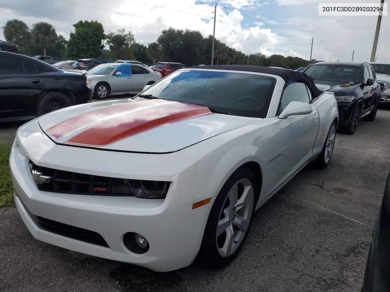 2011 Chevrolet Camaro Lt VIN: 2G1FC3DD2B9203294 Lot: 74012314