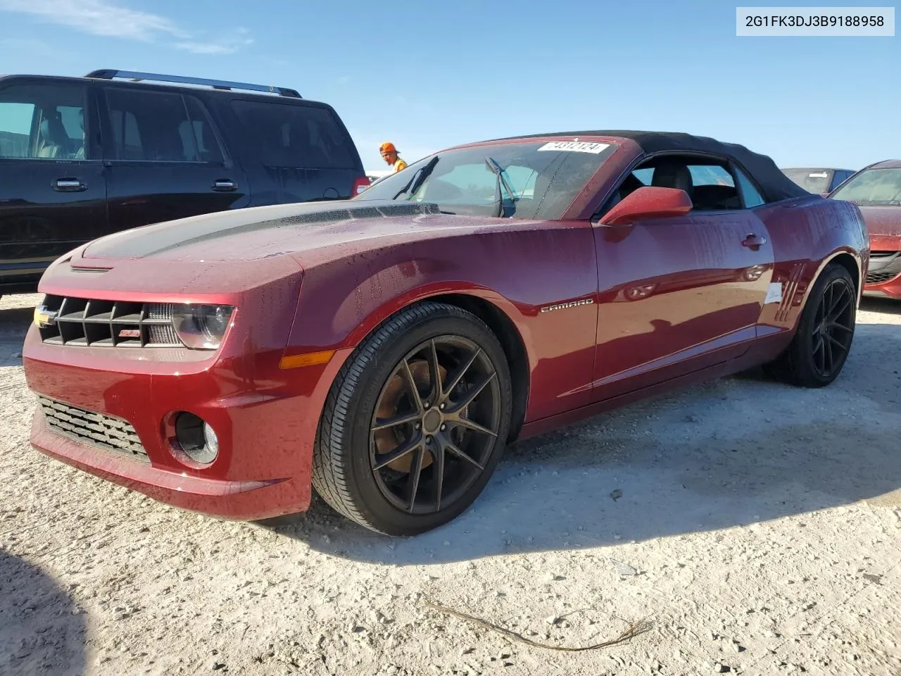 2G1FK3DJ3B9188958 2011 Chevrolet Camaro 2Ss