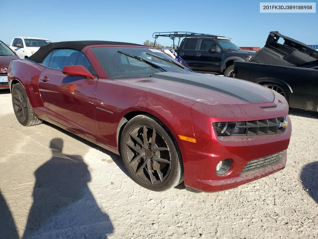 2G1FK3DJ3B9188958 2011 Chevrolet Camaro 2Ss